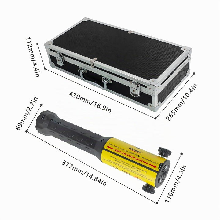 SOLARY, Induktions-Heizset, magnetisch, 1000 W, ohne Flamme, 8 Spulen, zum Entfernen von rostigen Sc