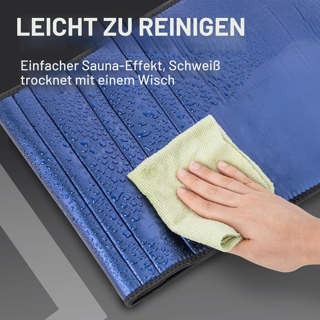 Jueachy Waist Trainer Damen Workout: Bauchweggürtel Damen Herren Fitness Gürtel Verstellbarer - Schw