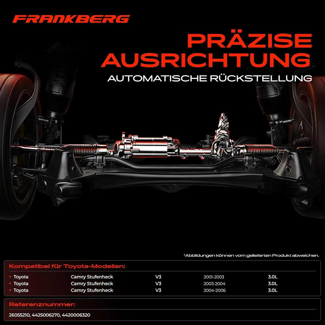 Frankberg Lenkgetriebe Servolenkgetriebe Hydraulisch für Linkslenker Kompatibel mit Camry Stufenheck