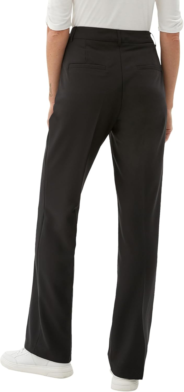 s.Oliver Regular: Hose aus Viskosecrêpe 32 9999_schwarz, 32 9999_schwarz