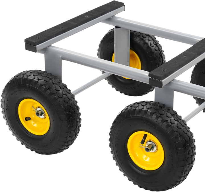 Plattenwagen Transportwagen Möbelwagen Plattformwagen 540 Kg/1200 lbs, 6 Räder, Schwerlast Lasten Ka