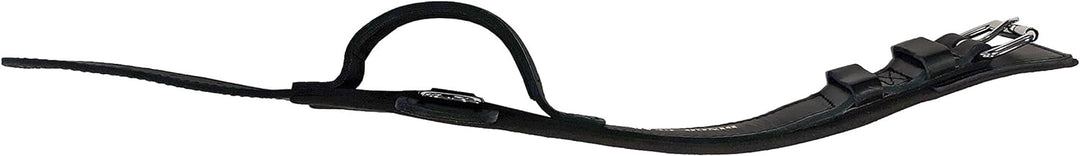 Dingo Gear Lederhalsband für Hund ''Drago'' Amortisiert Schwarz mit Griff Handgefertigt S04020, 40-4