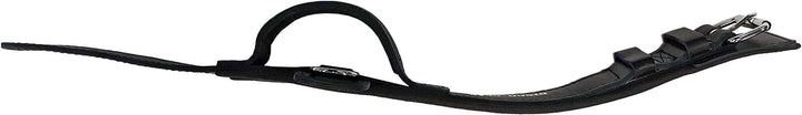 Dingo Gear Lederhalsband für Hund ''Drago'' Amortisiert Schwarz mit Griff Handgefertigt S04022, 56-6