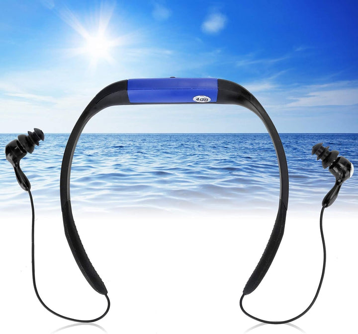 IPX8-Kopfhörer Wasserdicht Zum Schwimmen, Wasserdichter MP3-Player, Unterwasser-Kopfhörer-Ohrhörer Z