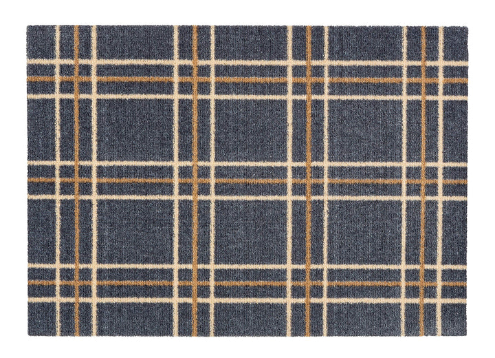 Astra rutschfeste Sauberlaufmatte innen - Karos 50 x 70 cm - Wohnraum Fussmatte Design - Extrem saug