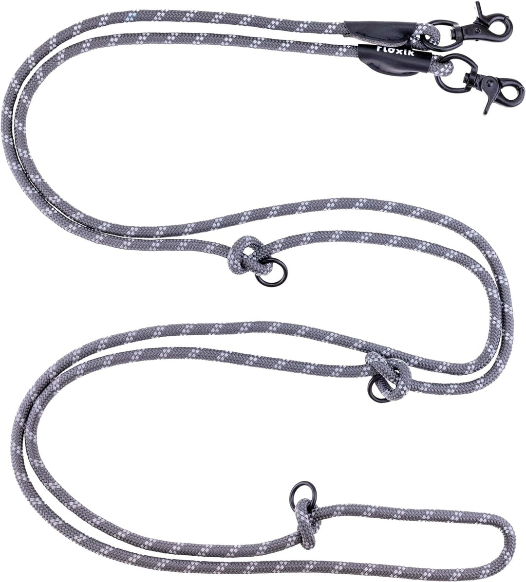 Floxik Premium Führleine Hund | Hundeleine 3m Verstellbar - Tauleine für kleine & mittelgrosse Hunde