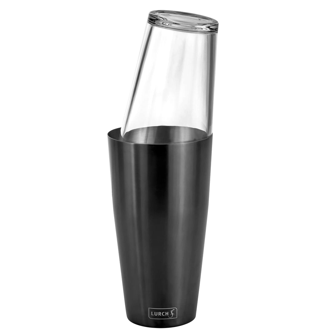 Lurch 240793 Boston Shaker mit Glas zum Mixen und schnellen Runterkühlen von Cocktailzutaten