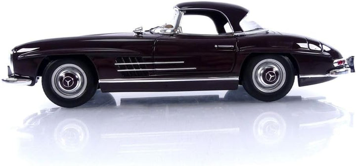 Norev - Mercedes-Benz 300 SL Roadster 1957 Red 1:18 Miniatur, 183891, Rot, 1/18