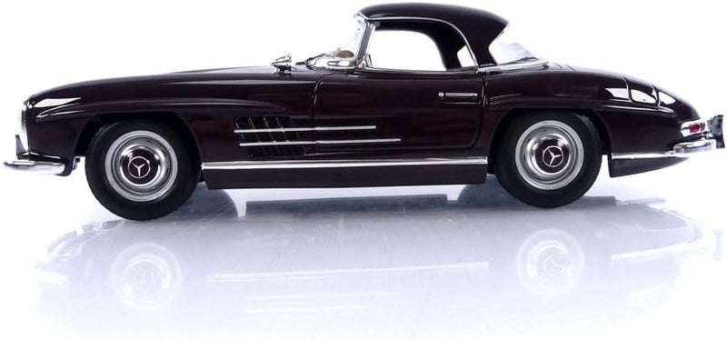 Norev - Mercedes-Benz 300 SL Roadster 1957 Red 1:18 Miniatur, 183891, Rot, 1/18