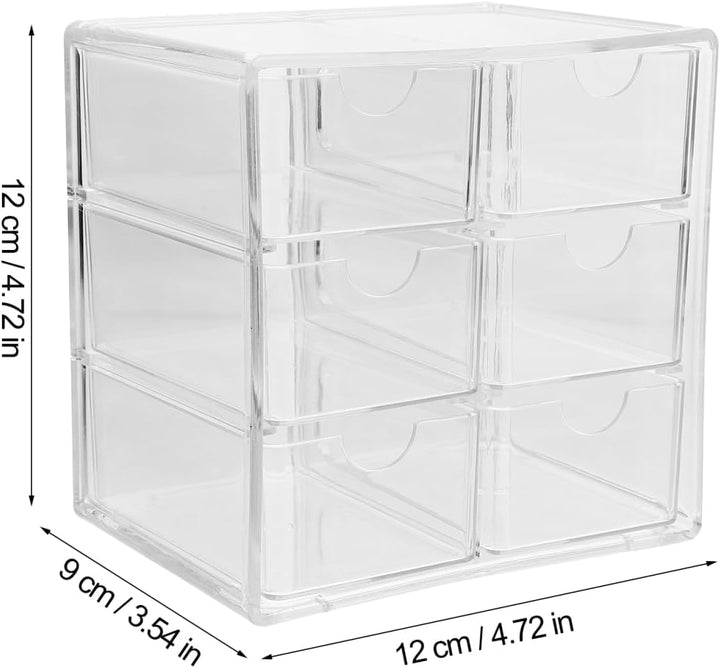 Alipis Make-up-Organizer Mit Schubladen Transparente Kosmetik-Aufbewahrungsbox Für Schmuck Schreibwa