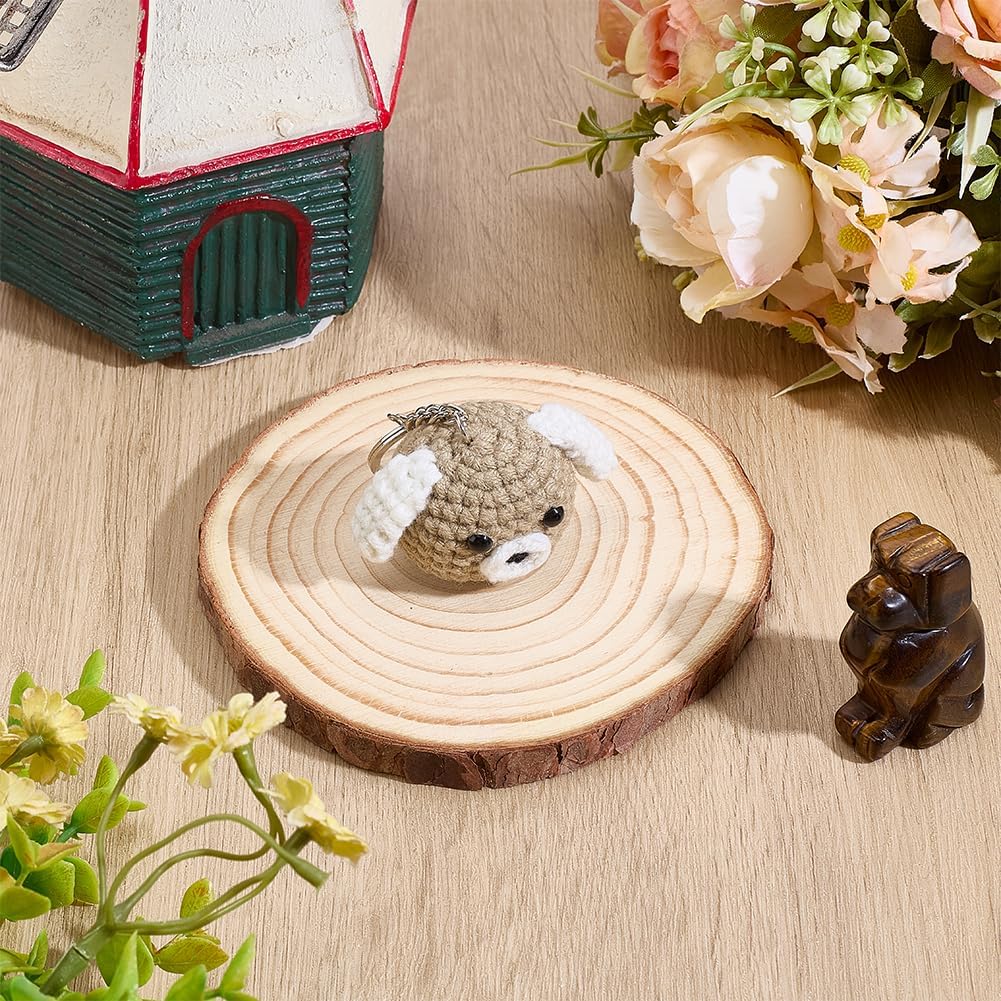 WEBEEDY 8 Set Tier Häkel-Set Für Anfänger Erwachsene Hundehäkelset Enthält Buntes Garn Häkelnadel Sc