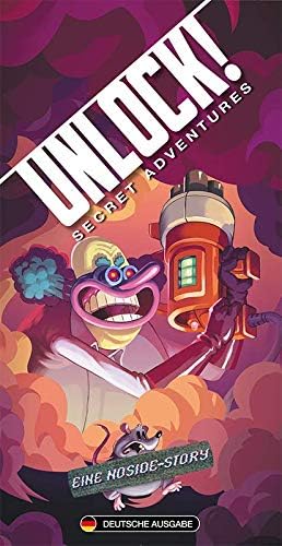 Asmodee, Unlock! – Eine Noside-Story, Familienspiel, Deutsch a. Eine Noside-Story 3. Secret Adventur