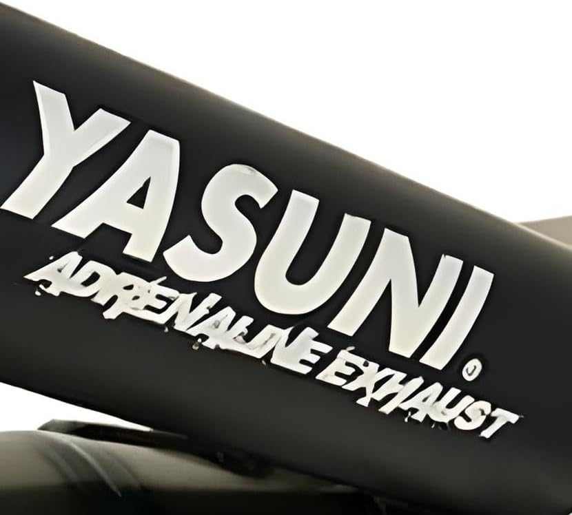 Auspuff Yasuni Carrera 16 schwarz für Piaggio
