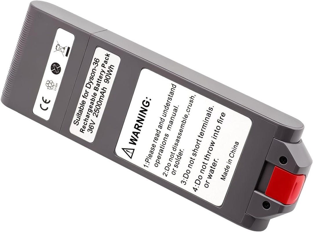 Ersatzakku 36V 2500mAh kompatibel mit Dyson Gen5 Detect Absolute Fluffy Outsize SV23 SV24 Staubsauge