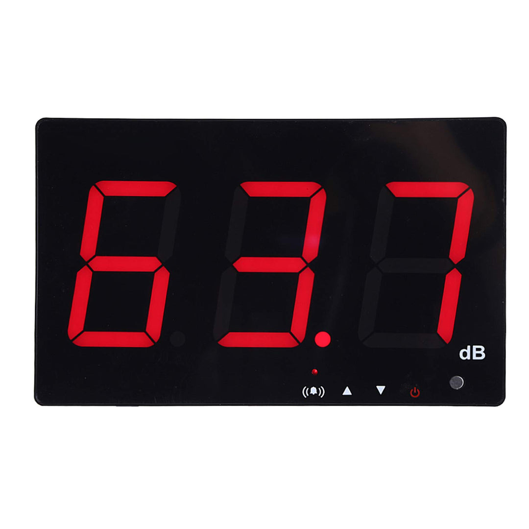 Dezibel Meter digitale Schallpegelmesser Wandmontage Noise Meter Tester Messbereich 30-130dB Genauig