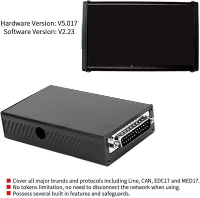 KESS V2 V5.017 ECU OBD2 Programmierung Werkzeug, Unbegrenzt Token Auto-ECU-Programmiertool für Auto-