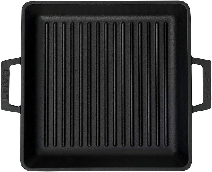 TAFELGRILLPAN M/2 GREPEN 260X260 MM LVECOGT2626T2 MATT BLACK