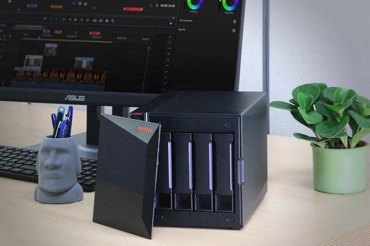 Asustor AS5304T Schwarz Sans Disque Sans Disque NAS ohne Festplatte, Sans Disque NAS ohne Festplatte