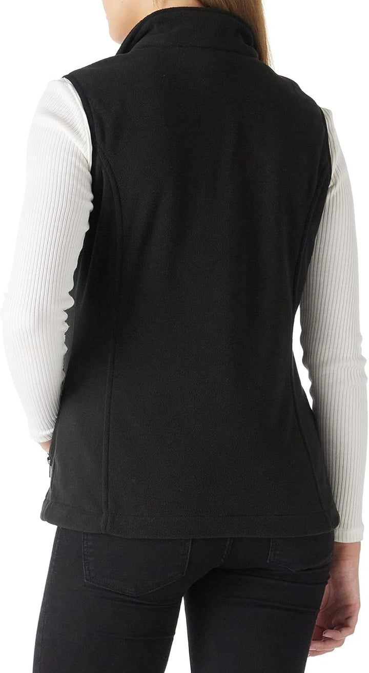 Outdoor Ventures Fleece Weste für Damen ,Weich Ärmellos Jacke mit Reissverschlusstaschen, Sport Lauf