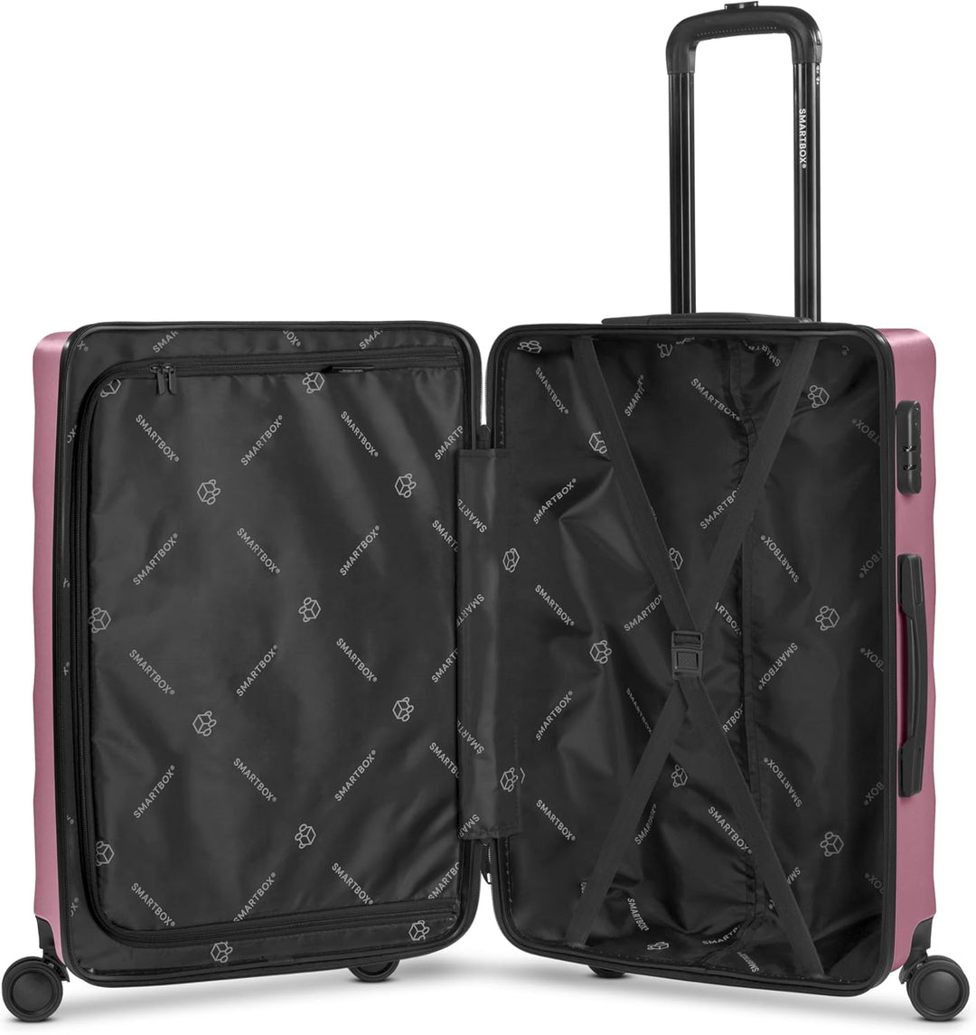 SMARTBOX Hartschalen Koffer-Set 3-teilig für Damen & Herren | leichte & stabile Reise-Trolleys aus h