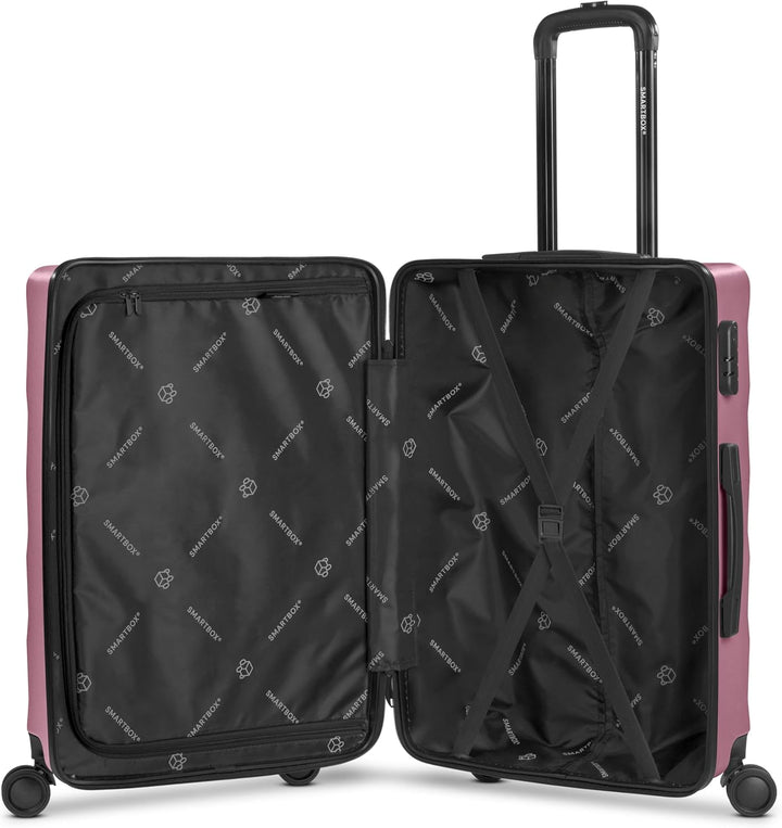 SMARTBOX Hartschalen Koffer-Set 3-teilig für Damen & Herren | leichte & stabile Reise-Trolleys aus h