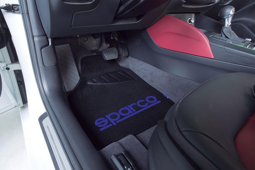 Autoteppiche Sparco schwarz/blau