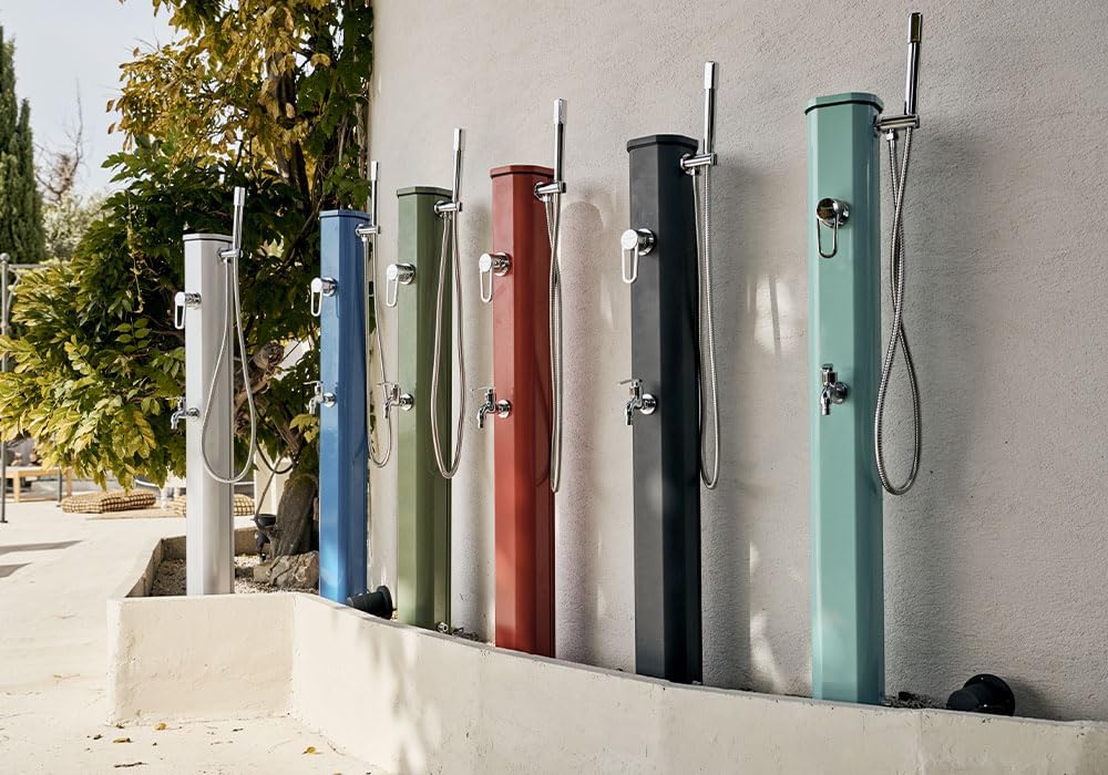 Formidra DS-JG141NX DS-JG141NX-Solardusche Jolly GO-15L-Edelstahl, Edelstahl, Einzigartig