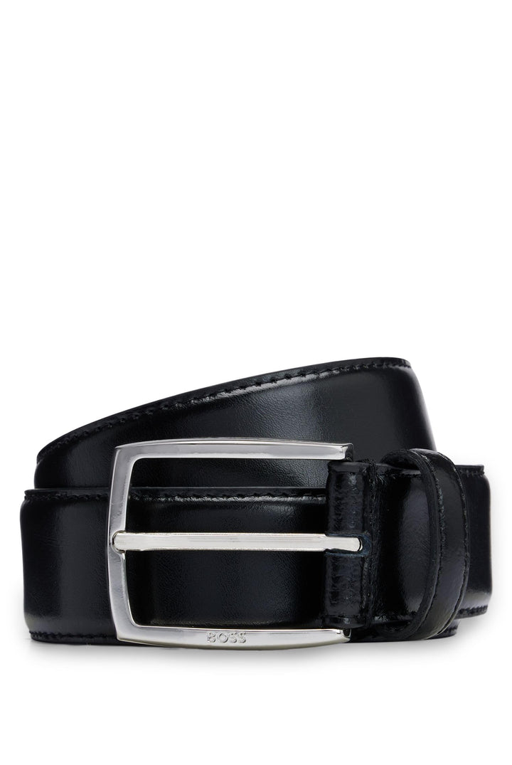 BOSS Herren Gürtel, 85 Black1