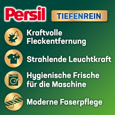Persil Universal Pulver Tiefenrein Waschmittel (130 Waschladungen), Vollwaschmittel für reine Wäsche