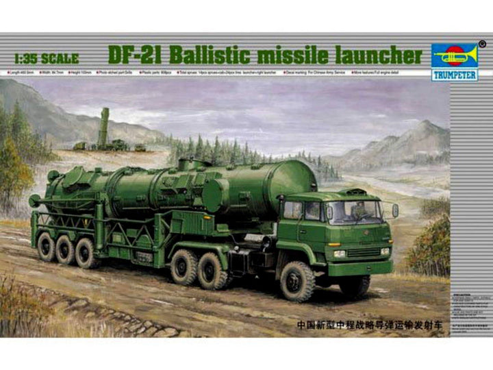 Trumpeter 00202 Modellbausatz Chinesischer Raketenwerfer DF-21