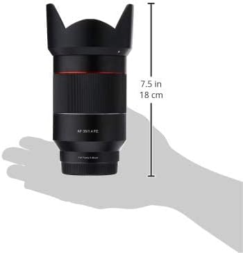 Samyang 35/1,4 Objektiv DSLR Autofokus Sony E Vollformat Fotoobjektiv Lichstärke F1.4, Weitwinkelobj