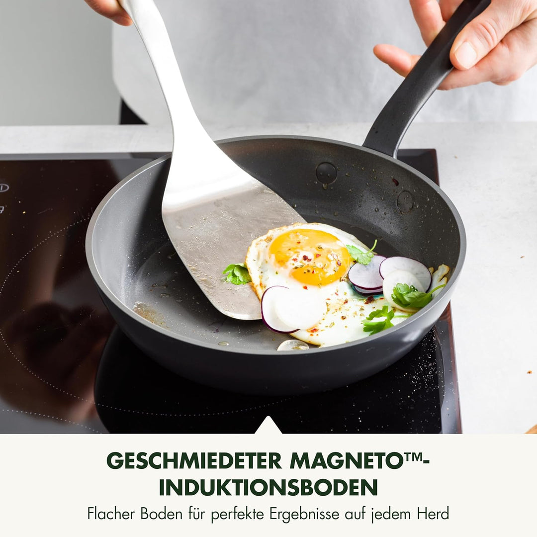 GreenPan Craft Hartanodisierte gesunde keramische Antihaft-Bratpfanne 20 cm, PFAS-frei, induktionsge