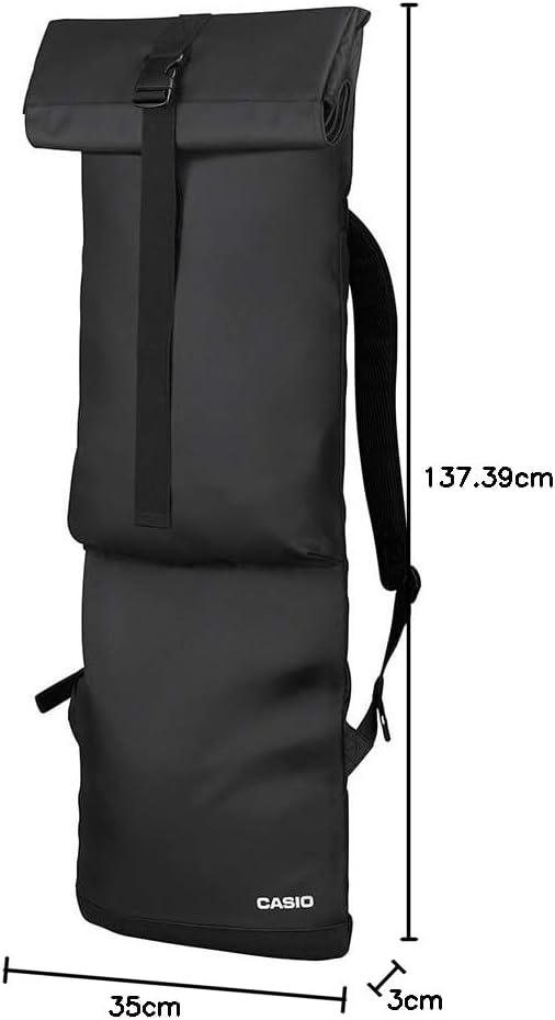 Casio SC-650BH Tasche mit Rucksackfunktion, gepolstert für alle CASIOTONE Modelle (CT-S), schwarz