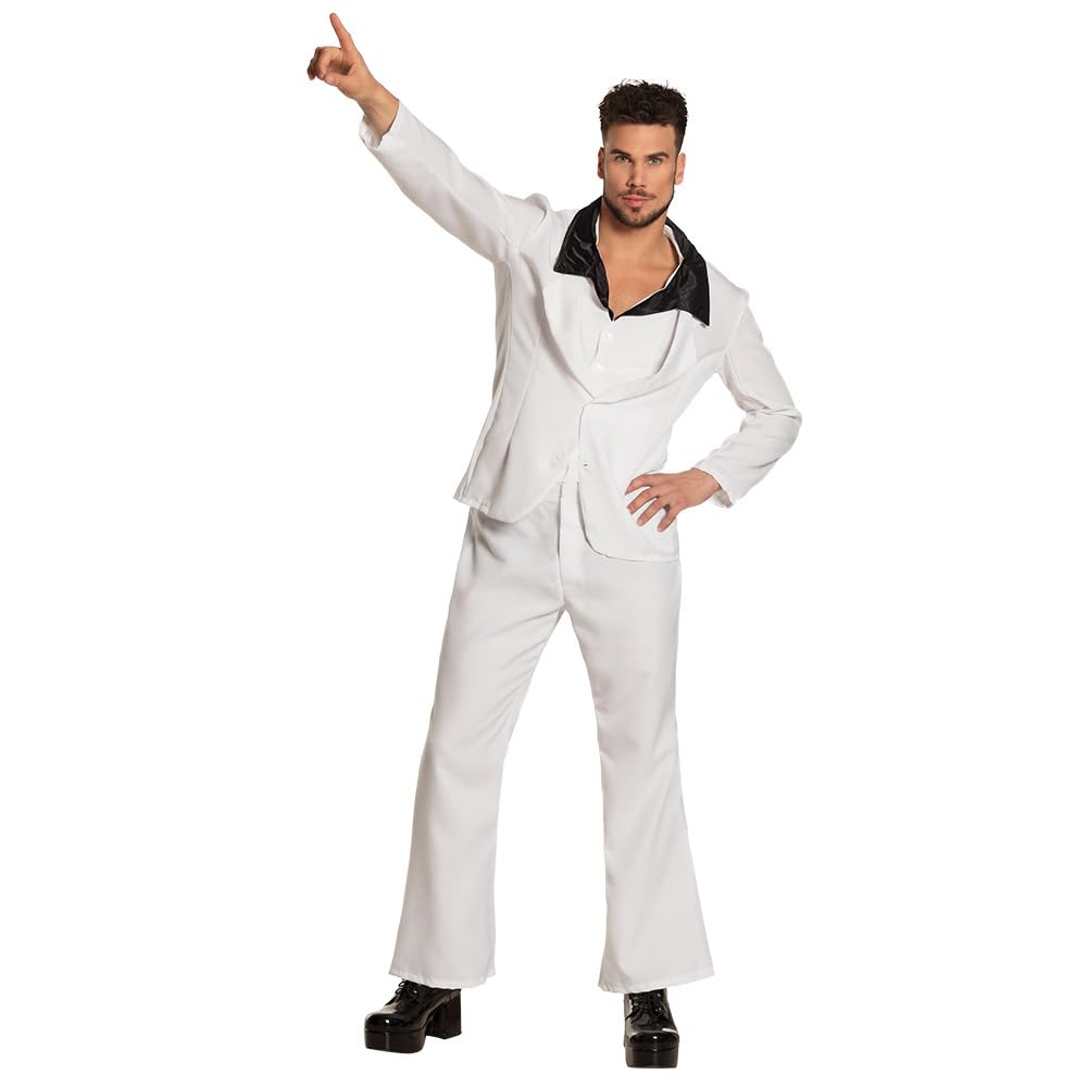 Boland - Kostüm Disco Men, Set mit Weste, Jacke und Hose, Faschingskostüme Männer, Verkleidung für K