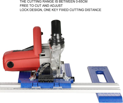 Gugxiom Kreissägenführung, 0–65 Cm (0–25,59 Zoll) Schnittbereich, Holzbearbeitungsschneider-Führungs