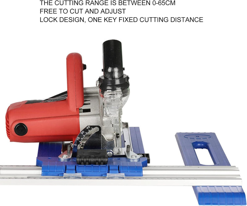 Gugxiom Kreissägenführung, 0–65 Cm (0–25,59 Zoll) Schnittbereich, Holzbearbeitungsschneider-Führungs
