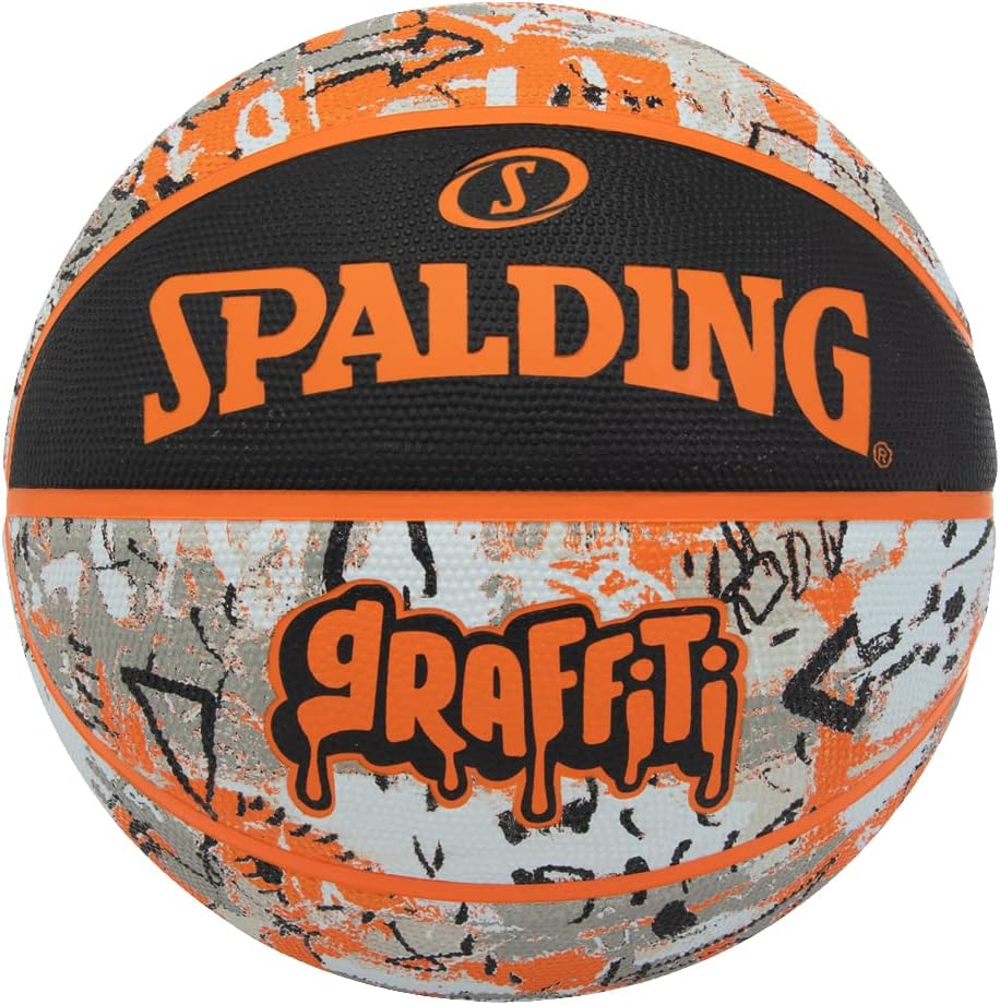 Spalding - Graffiti Series - Orange - Basketballball - Grösse 7 - Basketball - Zertifizierter Ball -