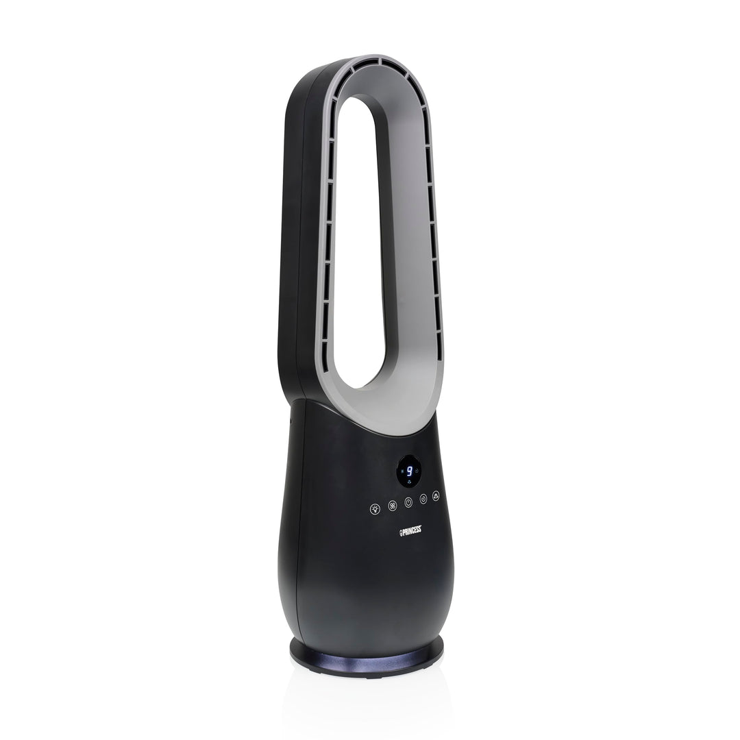 Princess Ventilator ohne Blätter – 70 W – Stimmungslicht – Niedriger Verbrauch – 75°-Oszillation – 3
