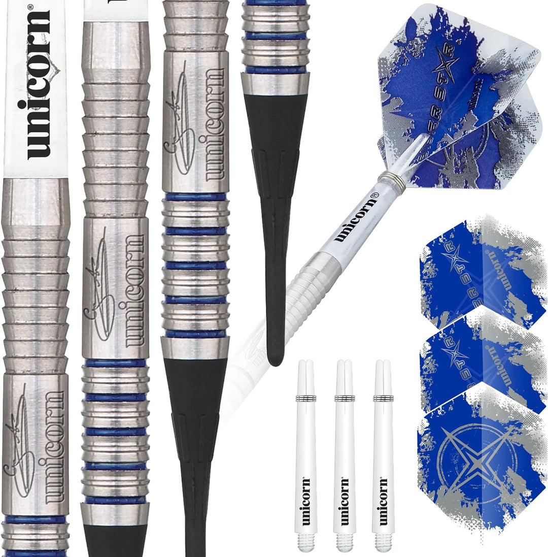 Unicorn Einhorn Herren Star Gary Anderson Soft-Tip Darts, Herren, Star Gary Anderson Soft Tip 19 g s