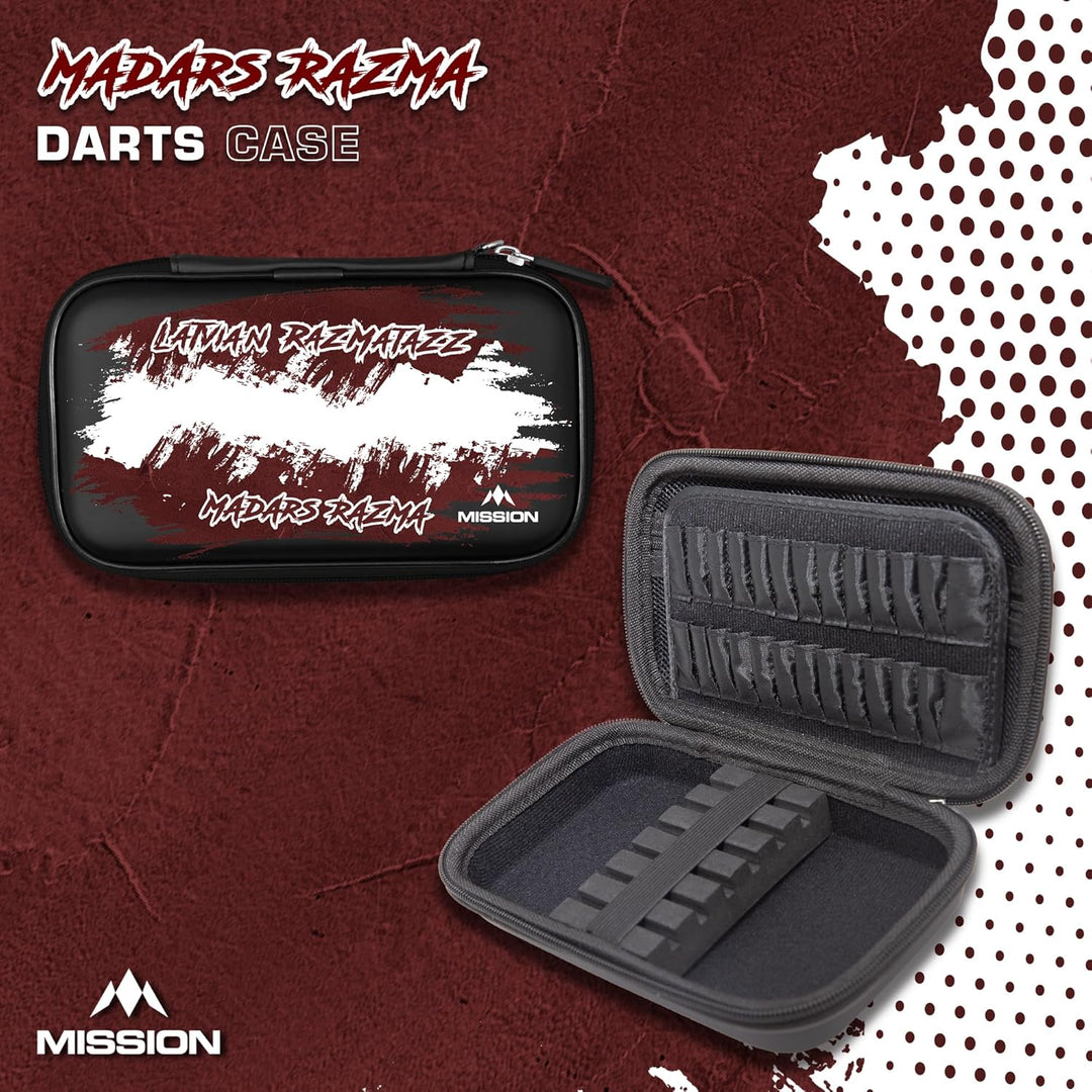 Mission Darts Player | Madars Razma | Schützendes EVA-Material | Darttasche / Aufbewahrungstasche