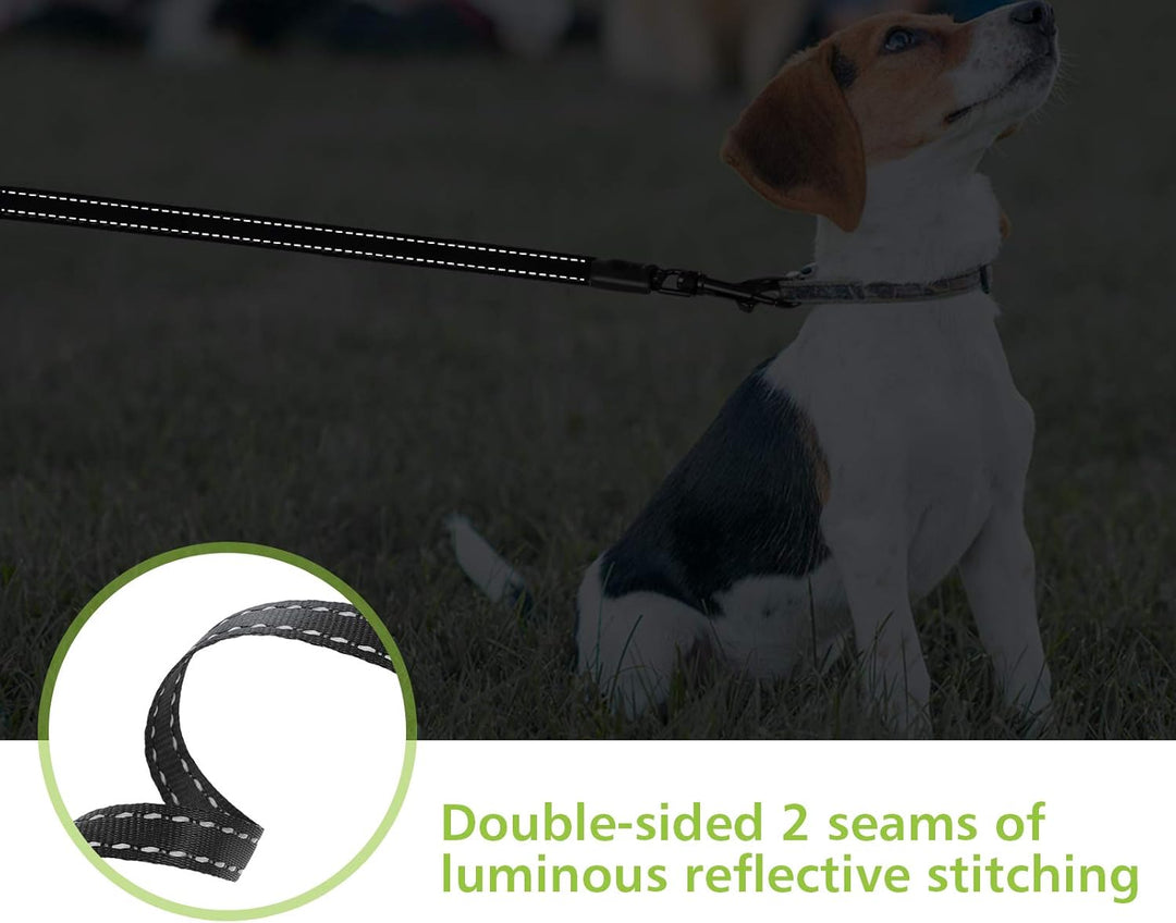pecute Hunde Rollleine Kleine Hunde 5m, Einziehbare Hundeleine mit Leuchtenden Reflektierenden Masch