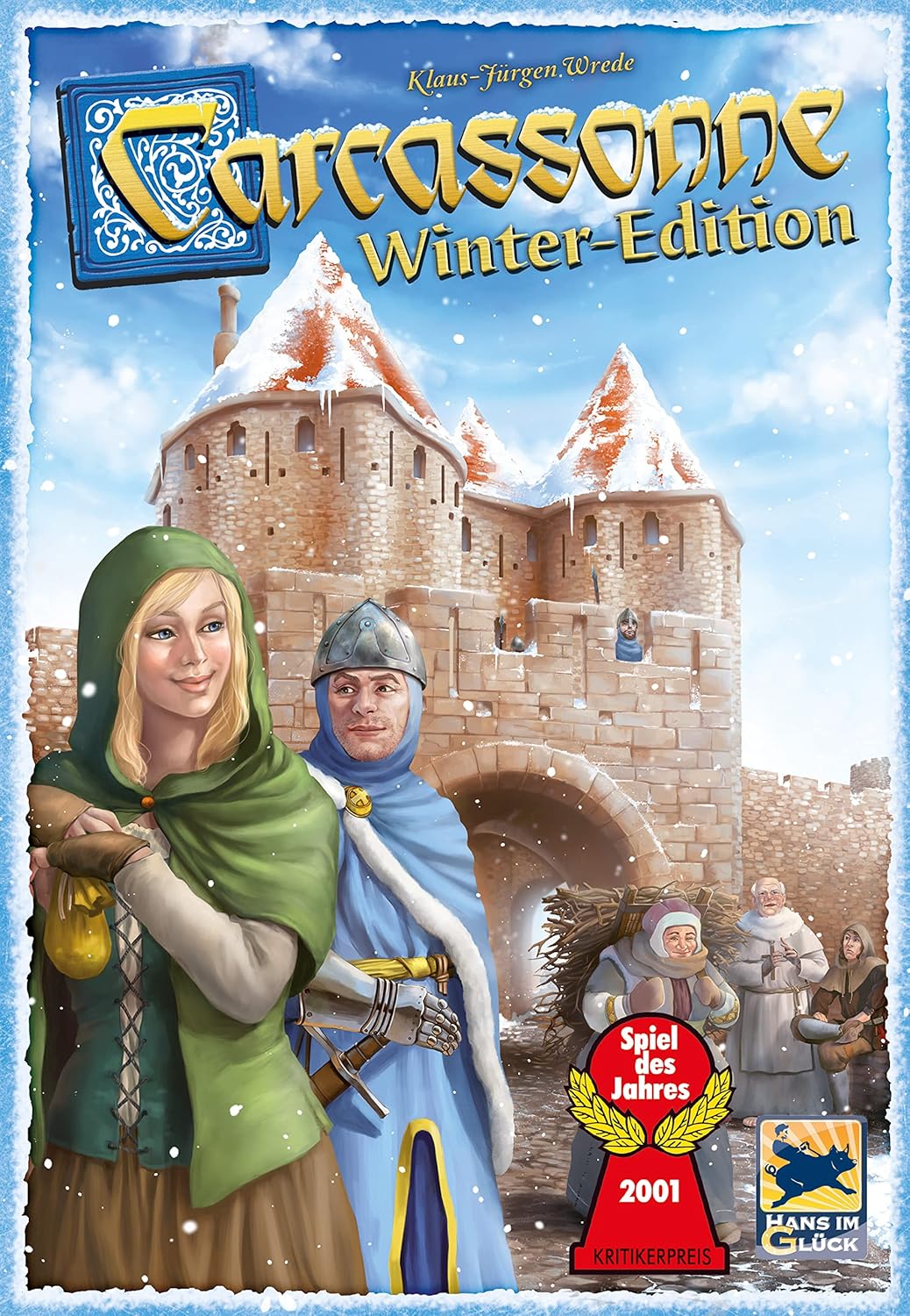 Hans im Glück | Carcassonne Winter-Edition | Familienspiel | Brettspiel | 2-5 Spieler | Ab 7+ Jahren