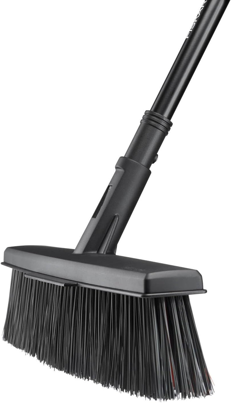 Fiskars Allzweckbesen-Kopf mit Powerclean-Borsten, Breite: 47 cm, L, Kunststoff, Schwarz, Solid, 102