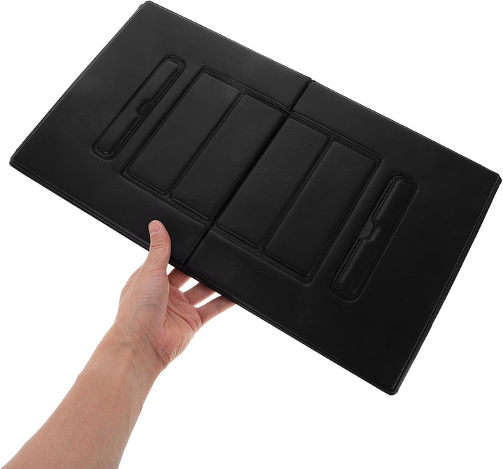 Toyvian Tragbarer Arbeiten aus Kunststoff Auto Klappbarer Laptoptisch Tisch Schwarzer Faltbarer Arbe