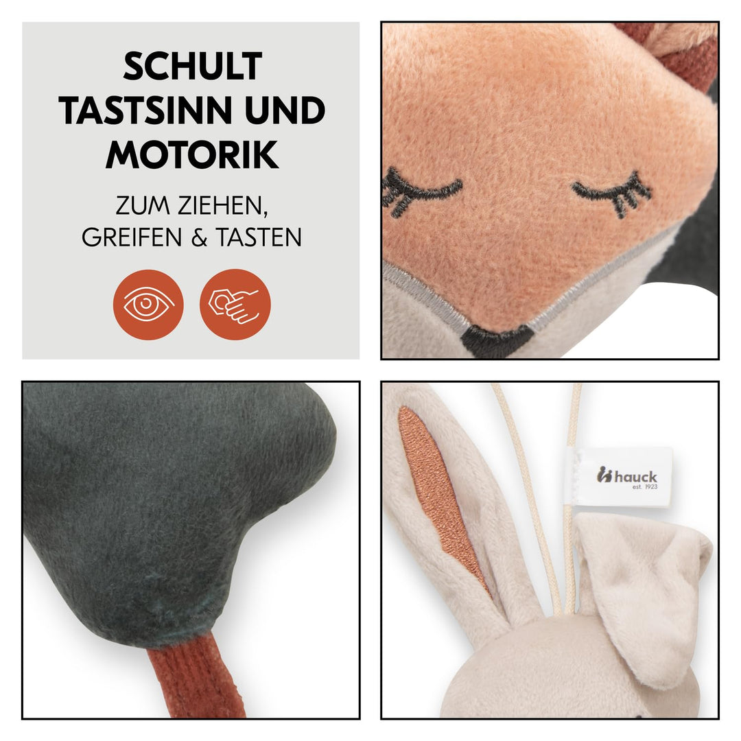 hauck Baby Spielbogen für Reisebetten, Waldtiere - Kompatibel mit Dream N Play Plus, Sleep N Play Go