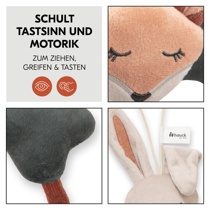 hauck Baby Spielbogen für Reisebetten, Waldtiere - Kompatibel mit Dream N Play Plus, Sleep N Play Go