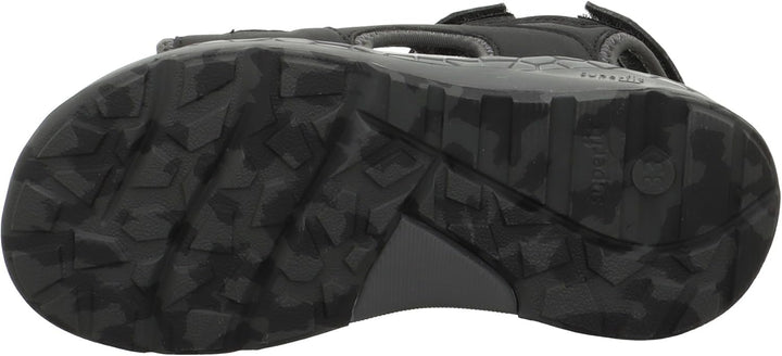 Superfit Jungen Criss Cross Sandale 38 EU Schwarz Hellgrau 0010, 38 EU Schwarz Hellgrau 0010