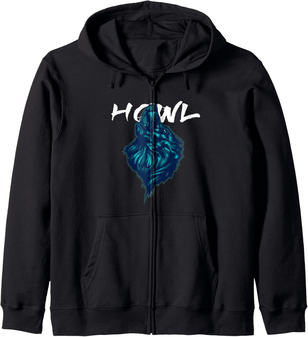 Heulende Wolf-Geschenk-Wanderwölfe im Freien Kapuzenjacke