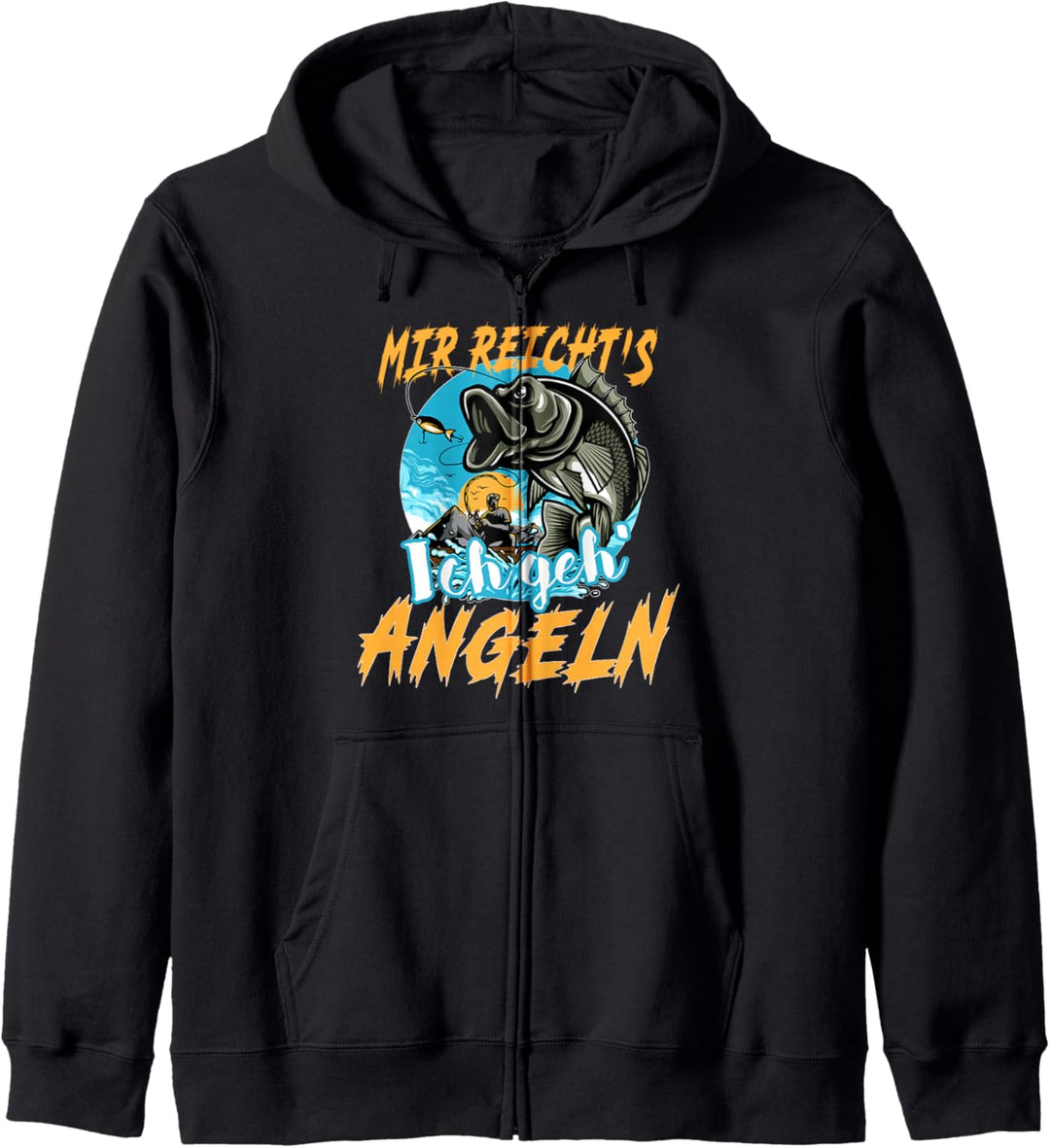 Mir reicht's ich geh Angeln. Angel Angler, Fischen Kapuzenjacke