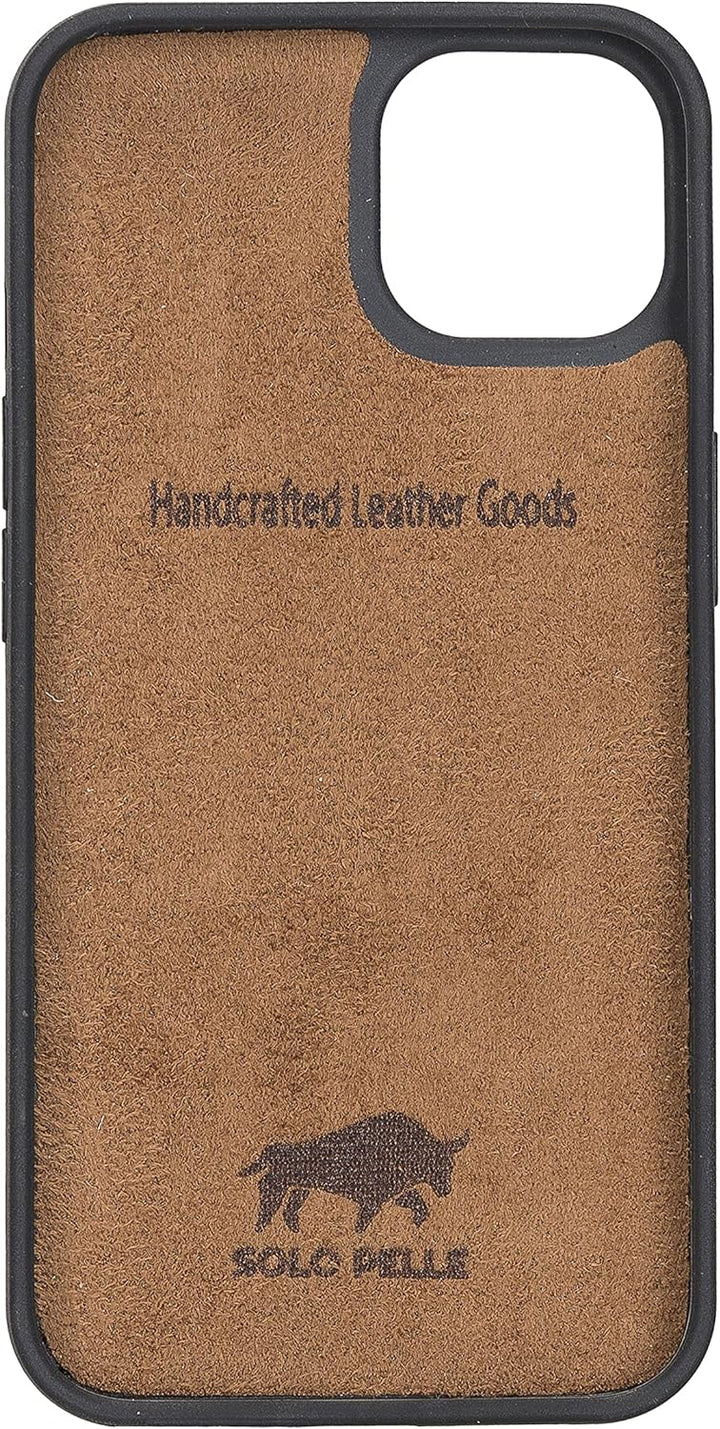 Solo Pelle Lederhülle für das iPhone 13 in 6.1 Zoll Stanford Case Leder Hülle Ledertasche Backcover